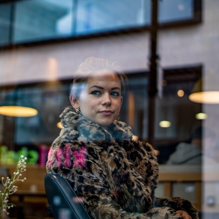 Portrait of Mina Solari, group coordinator and fusion cooking expert